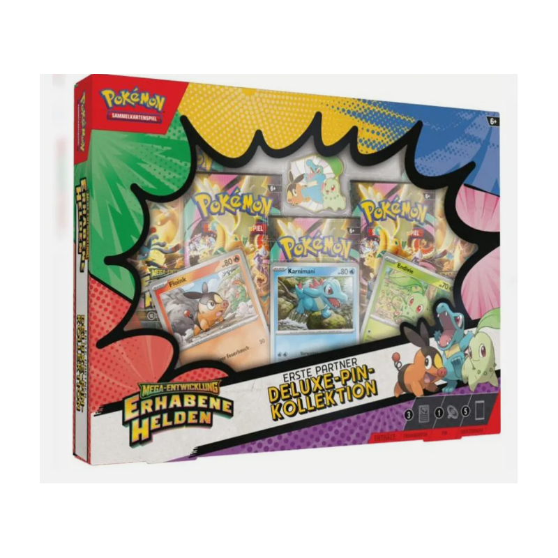 Pokémon Deluxe-Pin-Kollektion – Erhabene Helden (OVP)