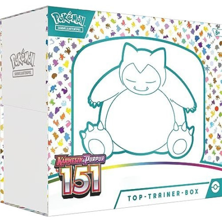 Pokémon 151 Top-Trainer-Box Deutsch – offizielles Produktbild