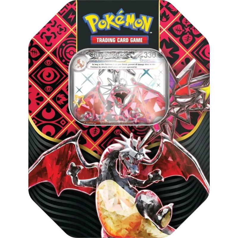 Pokémon Paldeas Schicksale Tin-Box (Random Artwork) – offizielles Produktbild