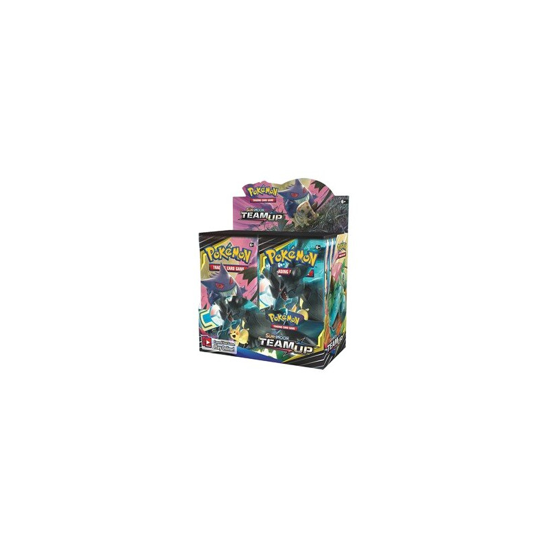 Pokémon Team Up 36er Display Deutsch – offizielles Produktbild