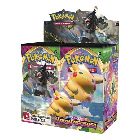 Pokémon Farbenschock 36er Display Deutsch – offizielles Produktbild